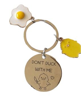 Matching Duck Keychains Don’t Duck With Me / Just a Girl Who Loves Ducks